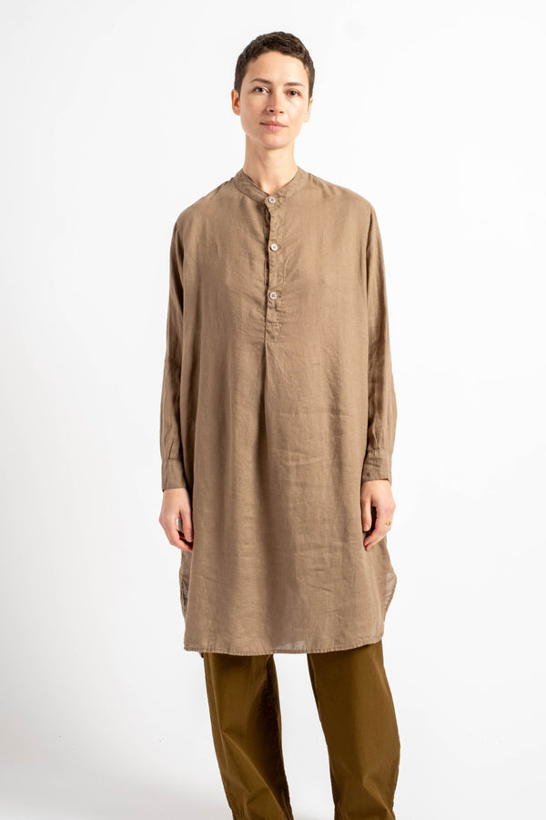 Rani Linen Kurta in Bark