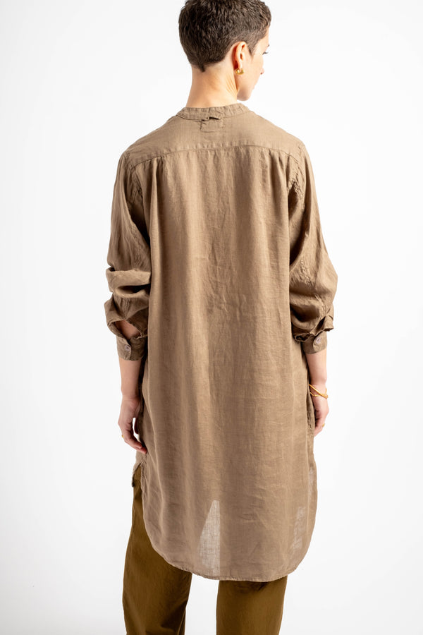 Rani Linen Kurta in Bark