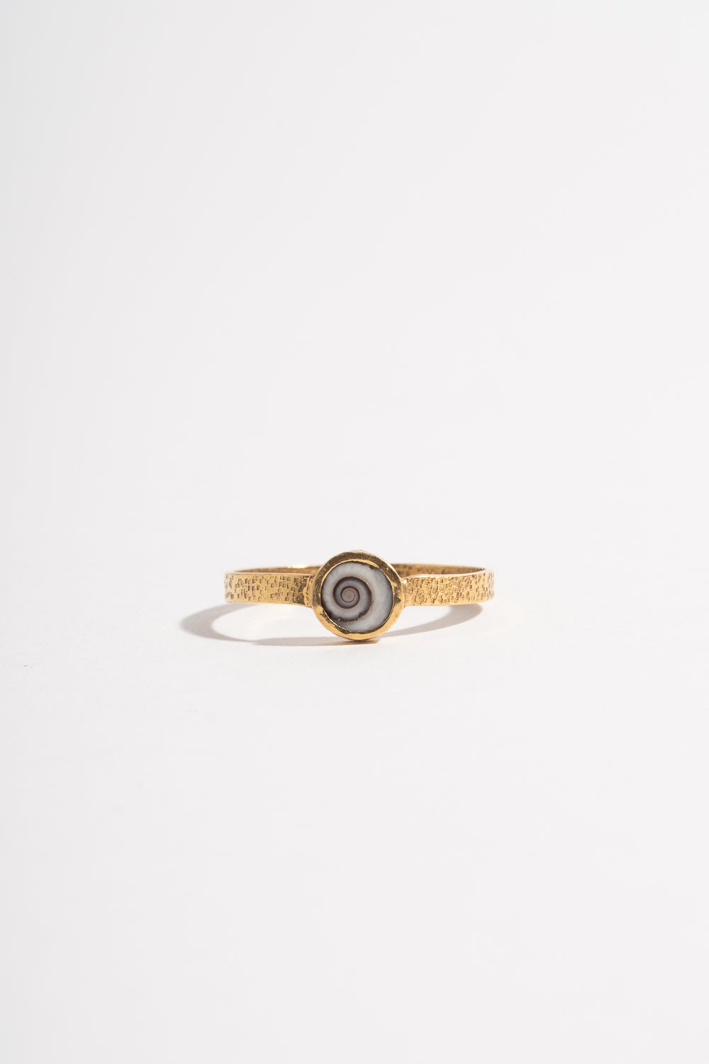 22K Shiva Shell Ring