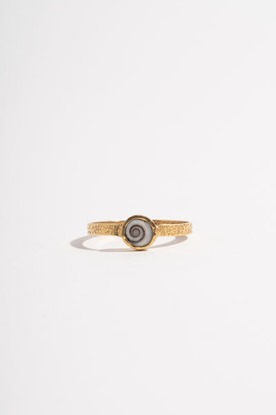 22K Shiva Shell Ring