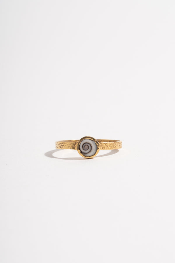 22K Shiva Shell Ring