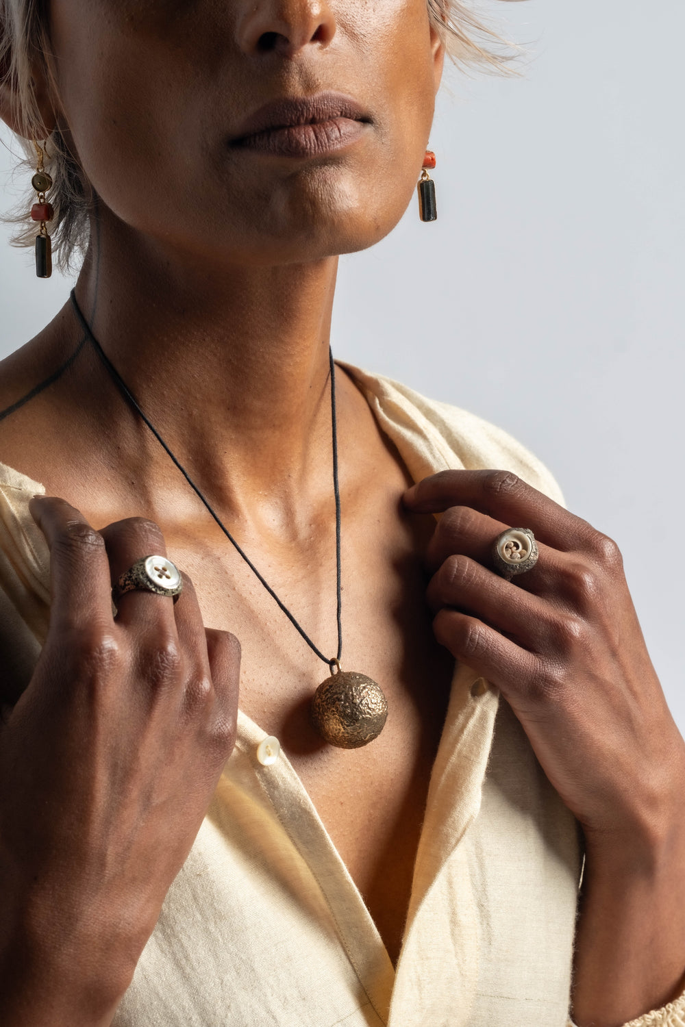 Sterling Twinkle Bell Pendant