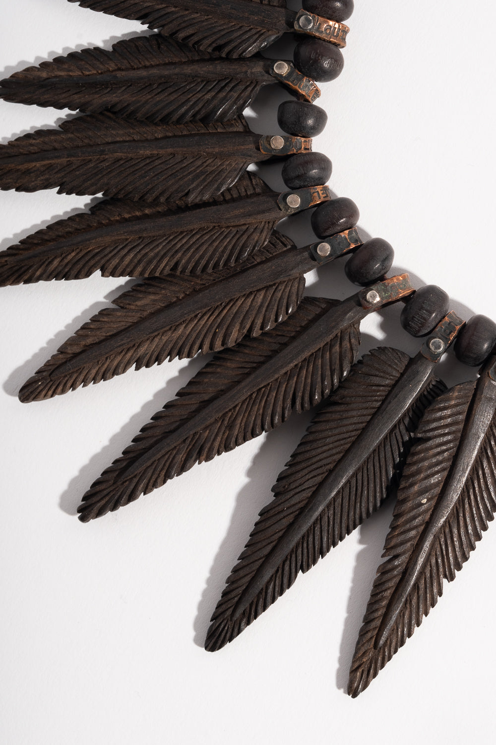 Black Wood Leaf Choker