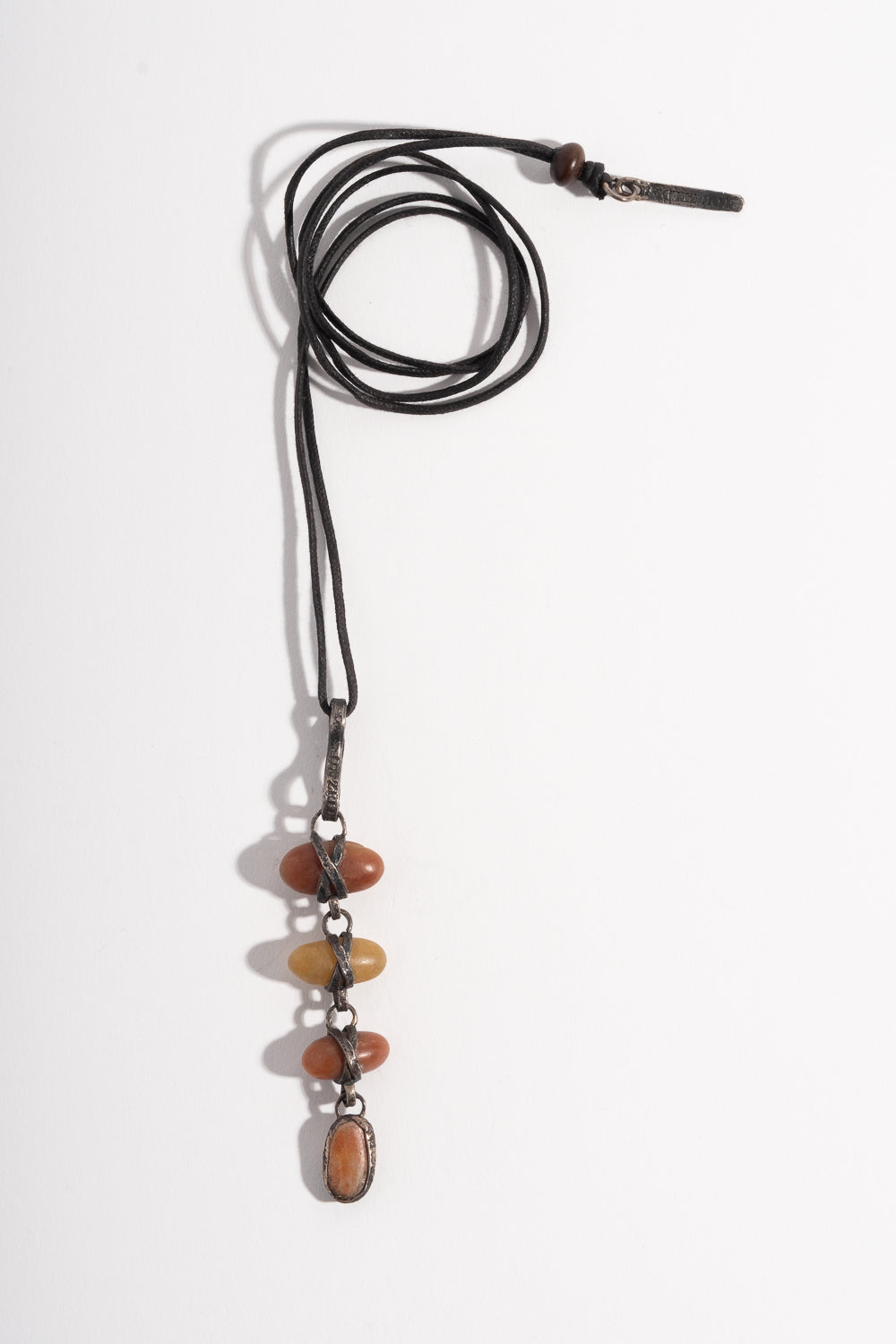 Sterling 4-Drop Pebble Pendant