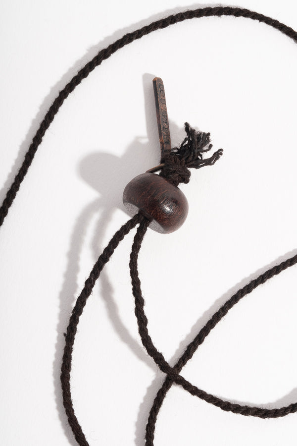 Sterling 5-Drop Black Japanese Pebble Pendant