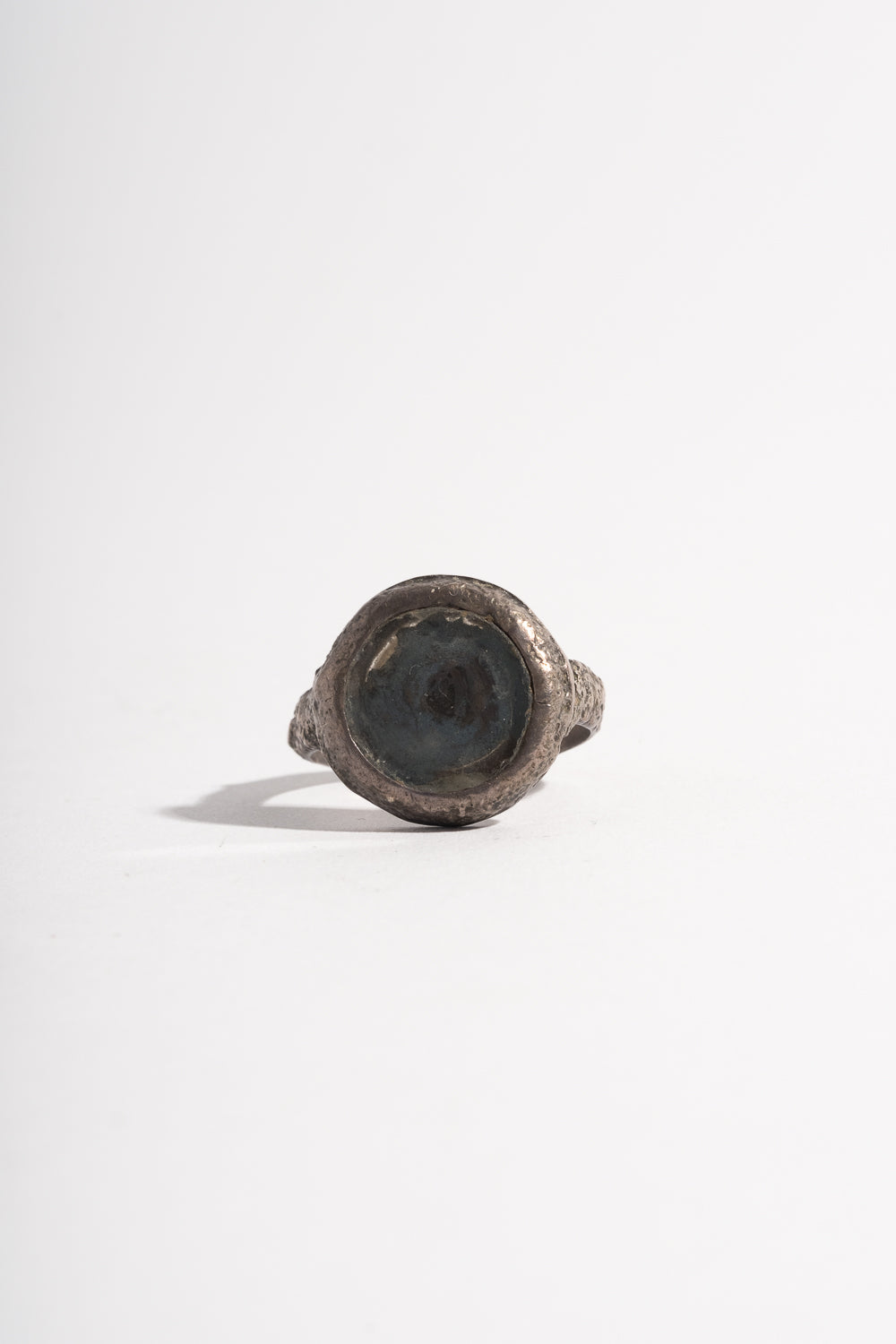 Sterling Distressed Mirror Ring