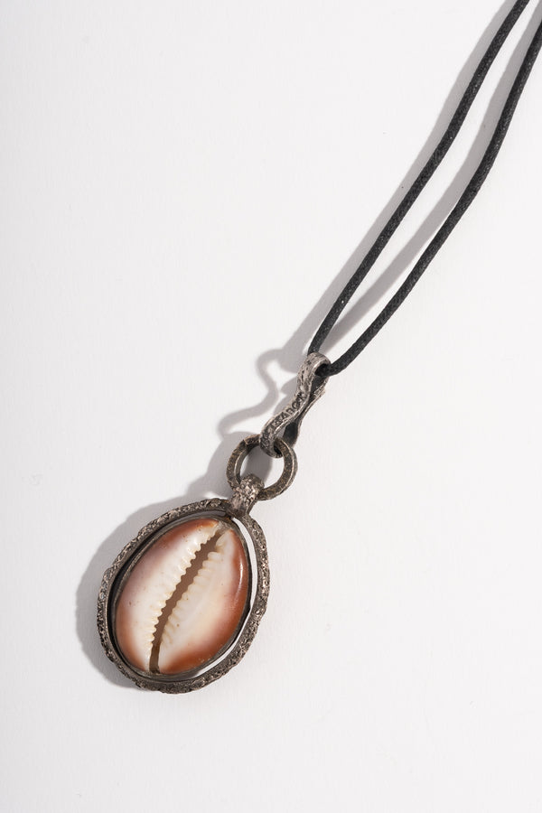 Sterling Gyro Cowrie Pendant