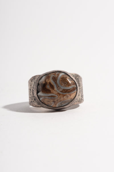 Sterling Jasper Ring