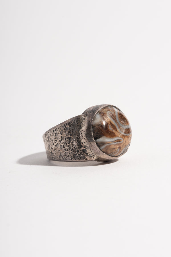 Sterling Jasper Ring