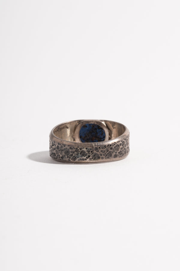 Sterling Java Glass Face Ring