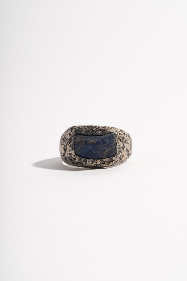 Sterling Lapis Ring
