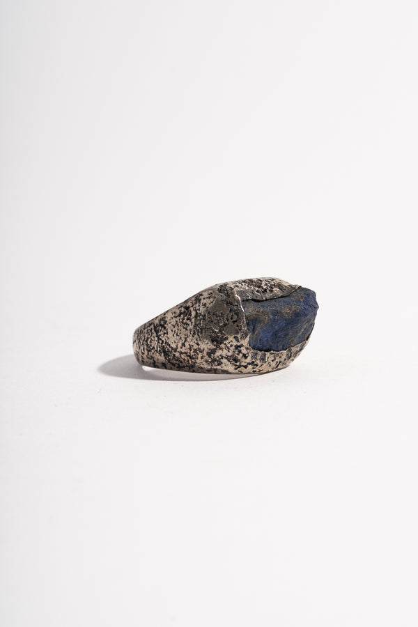 Sterling Lapis Ring