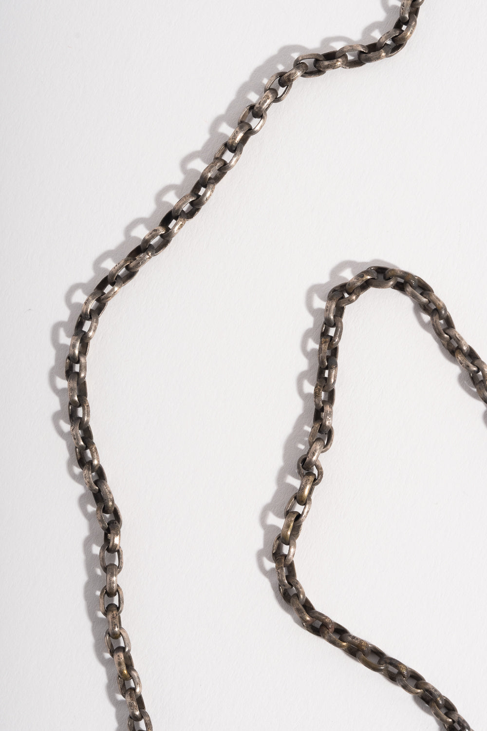 Sterling Lapis + Shell Chain Pendant