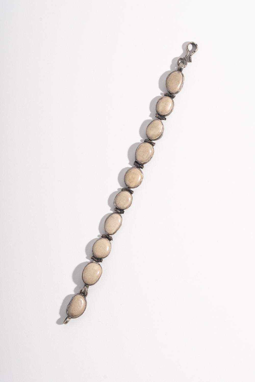 Sterling Link Pebble Bracelet