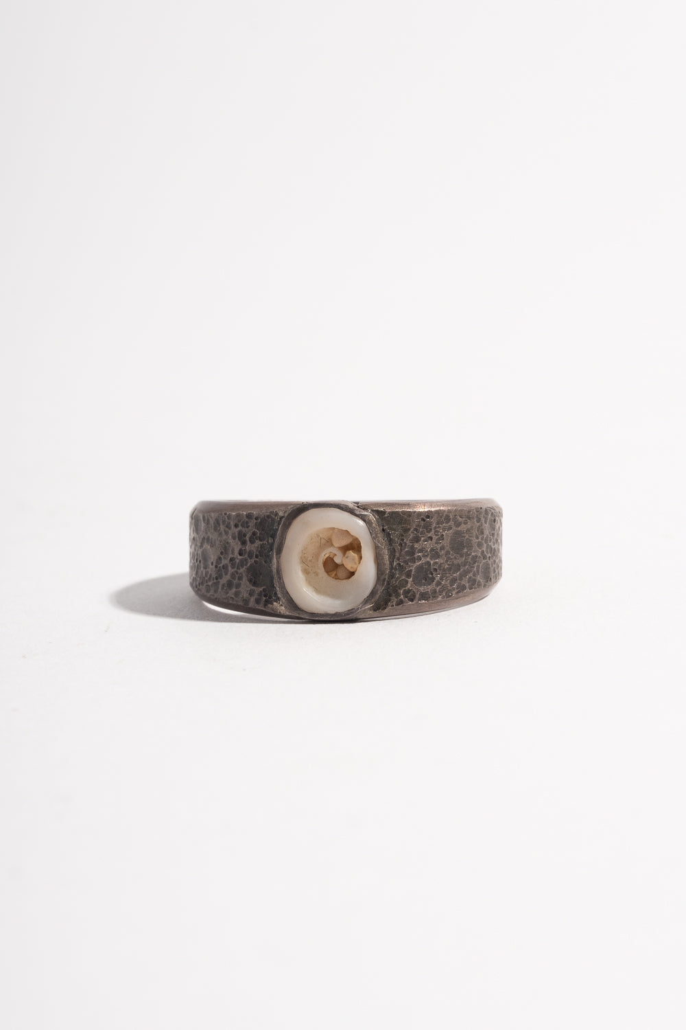 Sterling Shell Band Ring