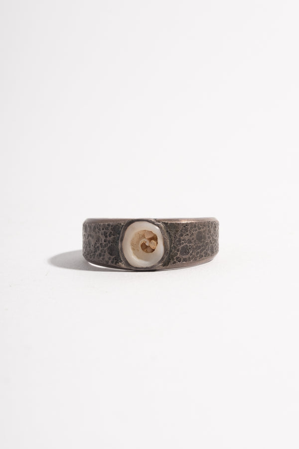 Sterling Shell Band Ring