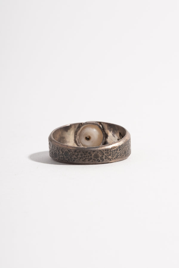 Sterling Shell Band Ring