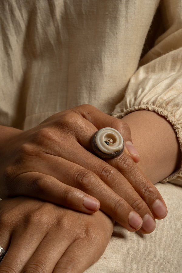 Sterling Shell Ring No. 1