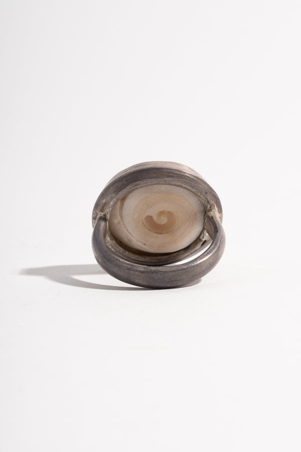 Sterling Shell Ring No.2