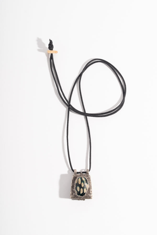 Sterling Trade Bead Vintage Locket