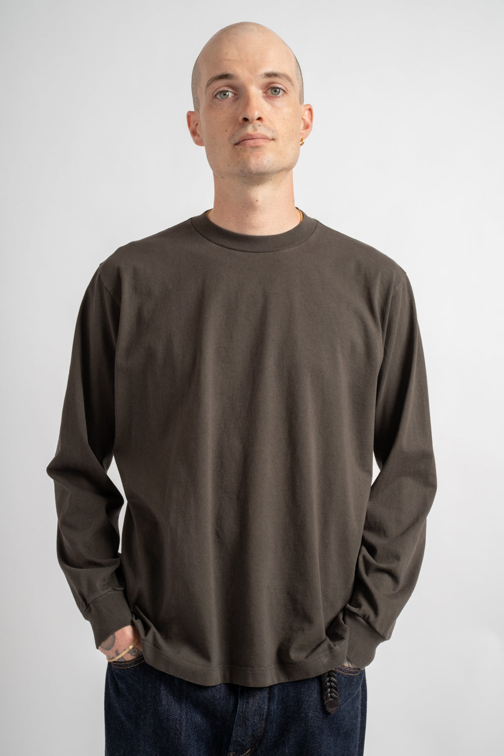 L/S Municipal T-Shirt in Granite