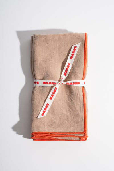 Medium Napkin Set in Sesame