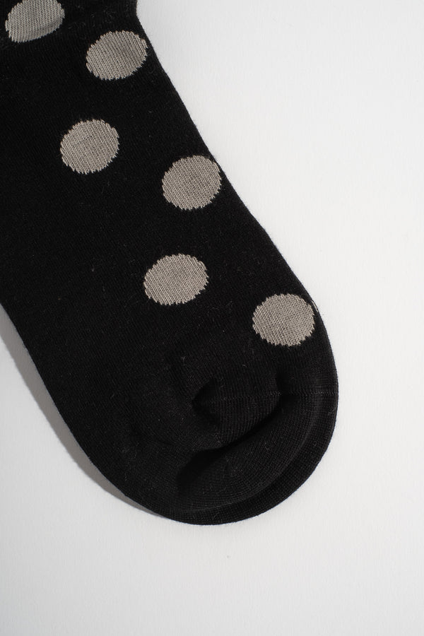 Dotty Sock in Black