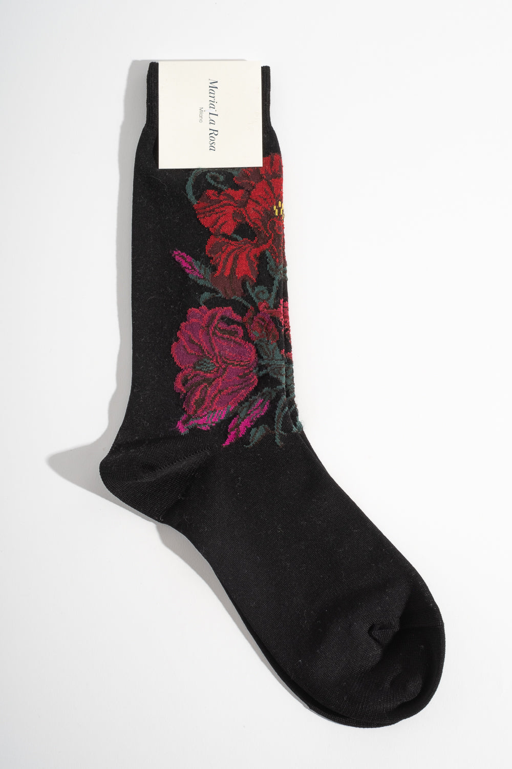 Lotus Flower Sock in Black