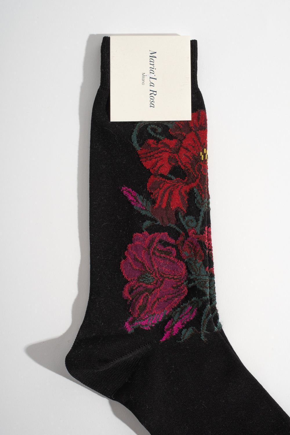 Lotus Flower Sock in Black