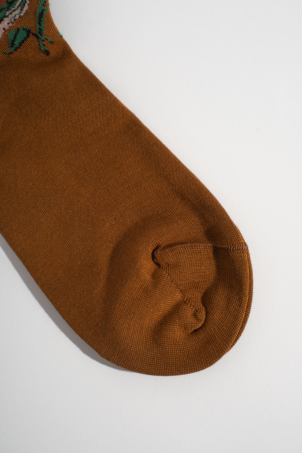 Lotus Flower Sock in Mustard