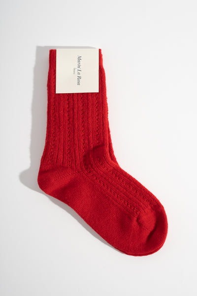 New York Sock in Red