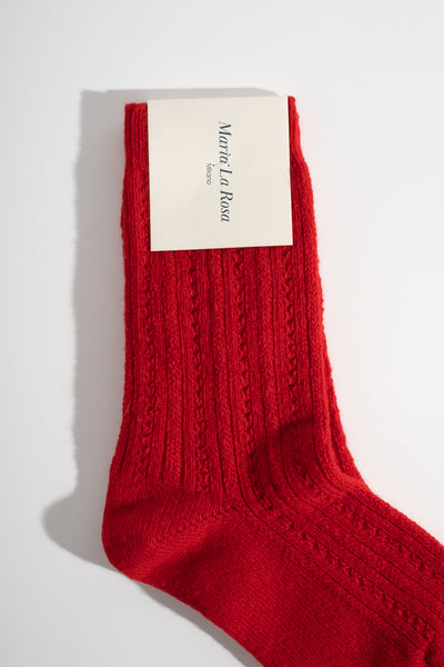 New York Sock in Red