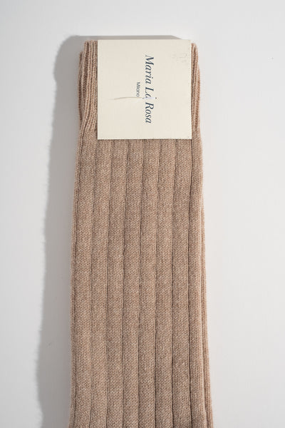 One Kashmir Sock in Sabbia