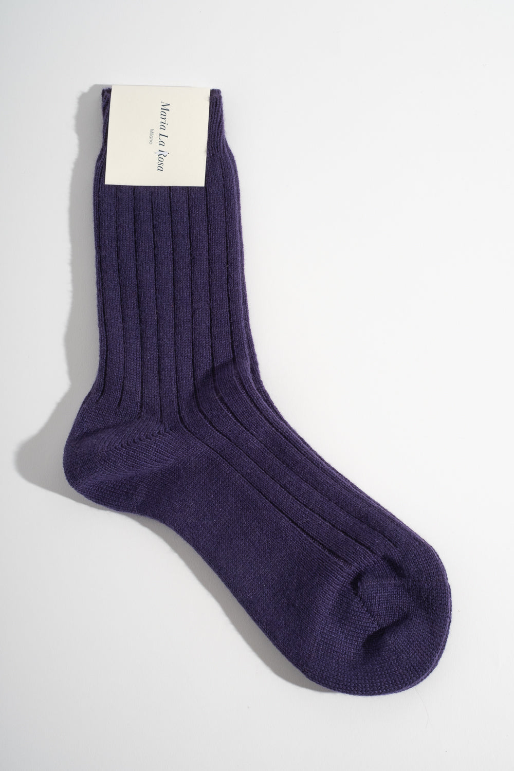 One Kashmir Sock in Violet