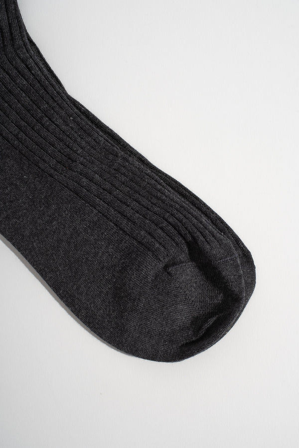 Snow Sock in Dark Grey Melange