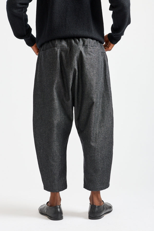 NM Wool OC Twill Pants in Black + White