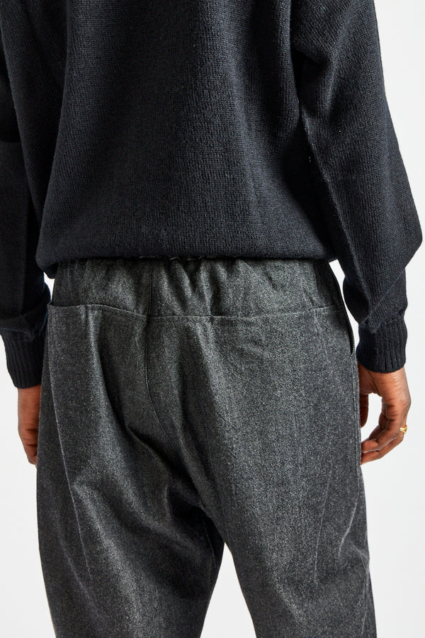 NM Wool OC Twill Pants in Black + White