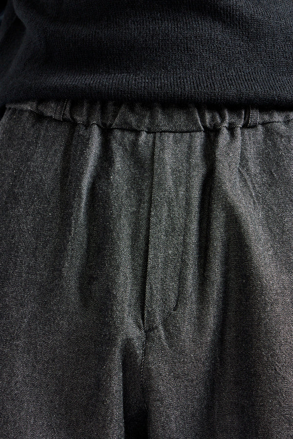 NM Wool OC Twill Pants in Black + White