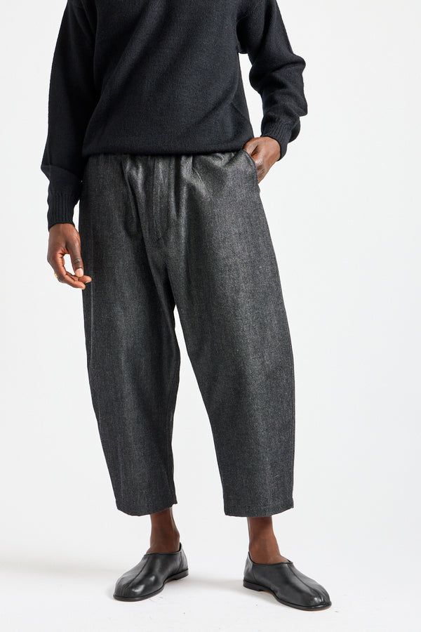 NM Wool OC Twill Pants in Black + White