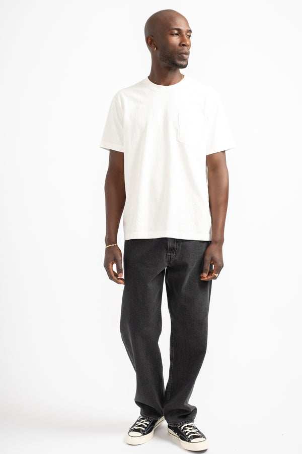 101 Dad's Fit Denim Pants in Black Stone