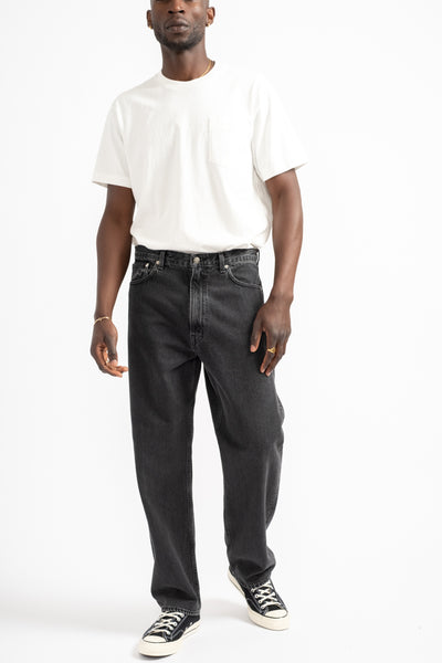 101 Dad's Fit Denim Pants in Black Stone