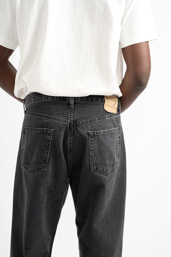 101 Dad's Fit Denim Pants in Black Stone