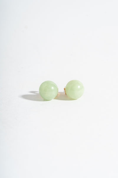 14K Jade Studs