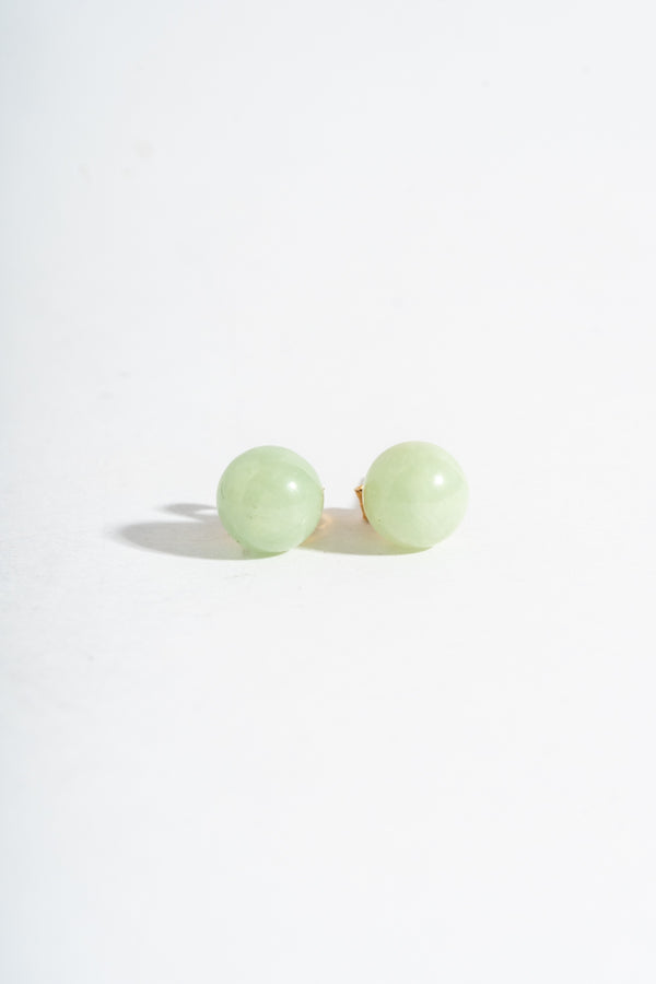 14K Jade Studs