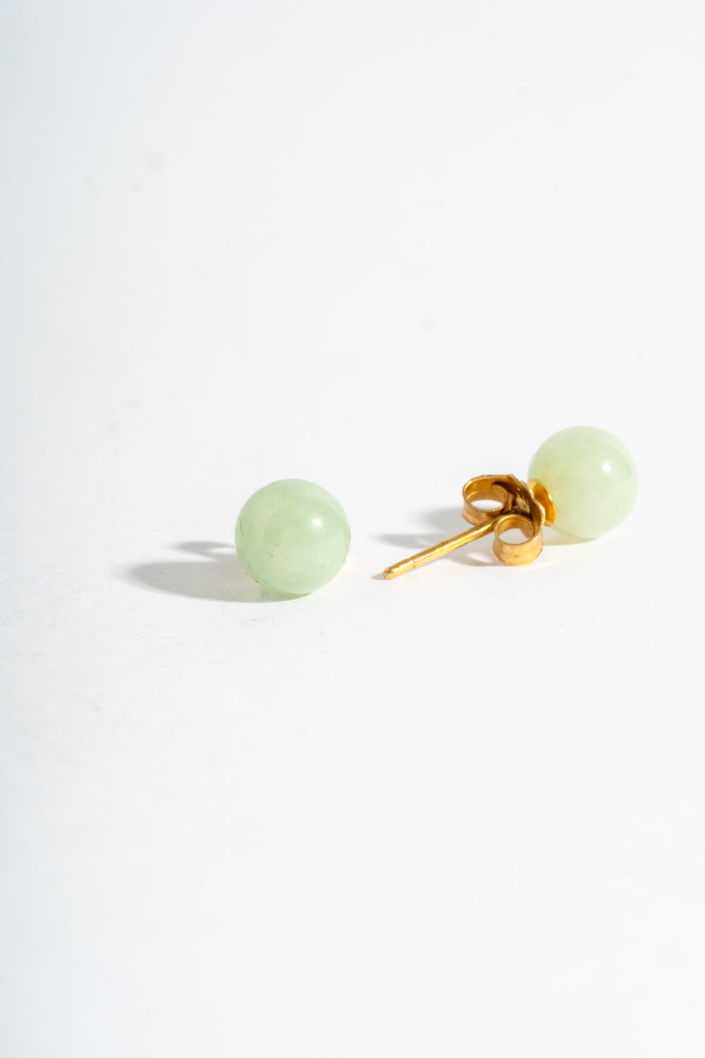 14K Jade Studs
