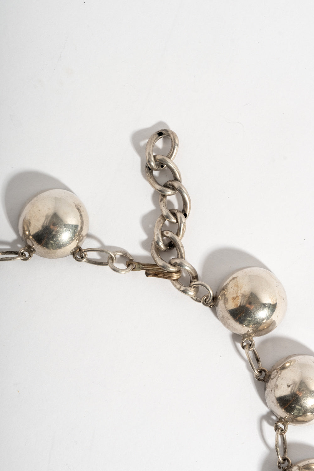 Sterling Half Orb Choker Necklace