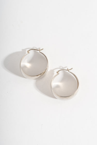 Sterling Wide Boat Hoops