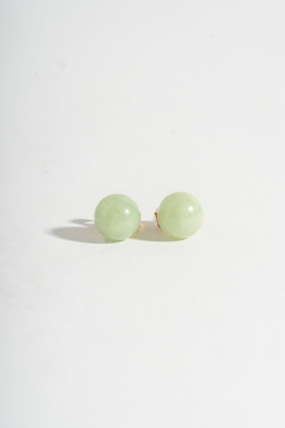 14K Jade Studs