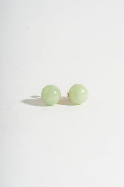 14K Jade Studs