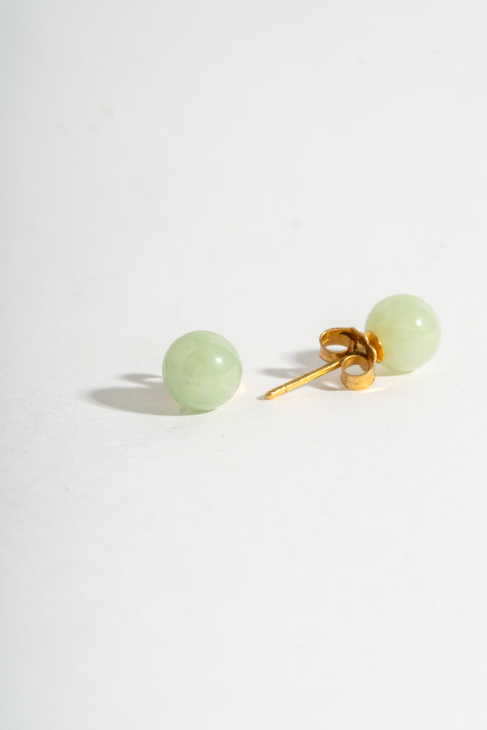 14K Jade Studs